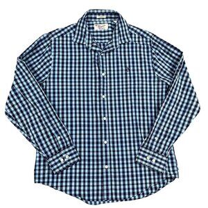 Original Penguin Button Down Shirt Mens Large Classic Fit Blue